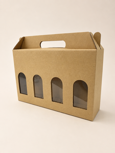 Boîtes d'expédition en papier kraft écologiques imprimées sur mesure pour Noël, avec fermeture magnétique et poignée, emballage cadeau rectangulaire pour aliments, Vietnam - Product Image 4