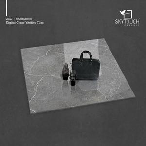 VENTA DE PRODUCTOS CALIENTES AZULEJOS DE PORCELANA DE ONDAS GRIS NEGRO OSCURO PISO DE MÁRMOL PARA COCINA DE LA INDIA del principal exportador - Product Image 4