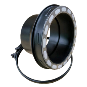 Adaptateur de <span class=keywords><strong>tuyau</strong></span> de cheminée isolé, en acier inoxydable 304 résistant à la chaleur, connecteur de système de ventilation pour poêle à bois - Product Image 5