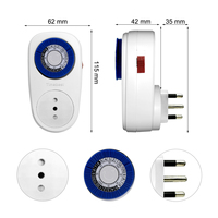 Minuteries mécaniques électriques manuelles à broches 24 heures Swictch