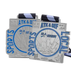 Medaglie personalizzate di Design del premio in lega di zinco di alta qualità medaglie di calcio medaglie del campionato di calcio