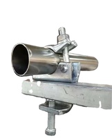 Double coupleur Construction Échafaudage Pince Demi-acier Galvanisé Goutte Forgé Cale Échelle Pièces Pivotant Pressé Fixe