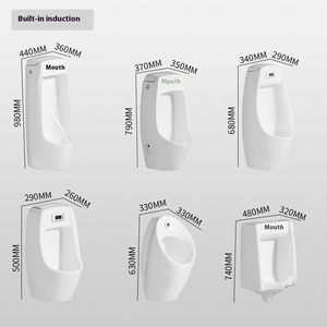 Công cộng góc treo tường thiết kế gốm treo tường nơi để tiểu nhà vệ sinh hiện đại tầng thường vụ nơi để tiểu nhà vệ sinh người đàn ông của cảm biến nơi để tiểu - Product Image 3