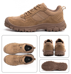 JIANKUN Chaussures de sécurité unisexes à bout en acier pour hommes, chaussures de travail anti-écrasement anti-crevaison, semelle intermédiaire, soudeur anti-brûlure, chaussures de sécurité pour hommes - Product Image 4