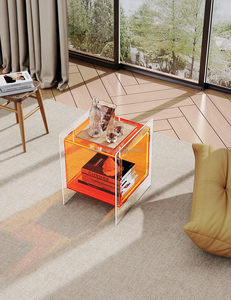 Étagères à livres en acrylique robustes et résistantes aux UV, utilisées pour le rangement des livres, des magazines et les vitrines de présentation en magasin - Product Image 2