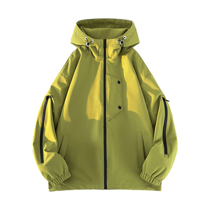Chaqueta de Motociclismo para Exteriores con Logotipo Personalizado, Impermeable, Anti-UV, Resistente al Viento, con Bolsillos Grandes y Diseño de Paneles, Ideal para Montañismo y Camping - Product Image 1