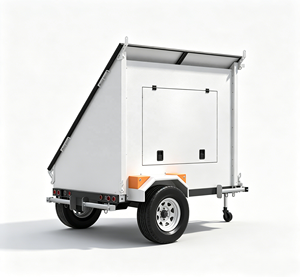Remorque solaire mobile avec contrôleur MPPT, système d'alimentation solaire hors réseau pour équipement éloigné - Product Image 4