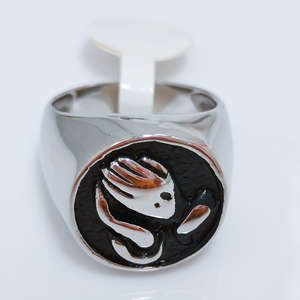 Vintage Virgin Mary Praying Lucky Hands <strong>Silver</strong> Plated Stainless Steel Eternity Band Cremation <strong>Ashes</strong> Holder <strong>Ring</strong> - Product Image 1