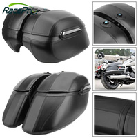 Sacoche latérale rigide et étanche universelle RACEPRO pour Harley Davidson Sportster Softail Touring