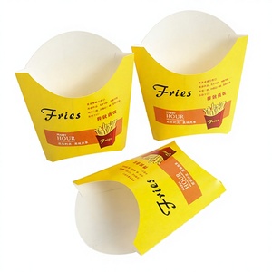 Boîte à frites personnalisable OEM pour repas chauds, biodégradable, de qualité alimentaire, écologique, créative, classique, vintage - Product Image 2