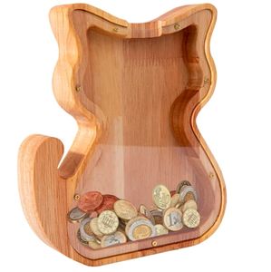 Salvadanaio in Legno per Bambini Marca RuiFan, Personalizzabile con Colore e Logo, Design Alfabeto Inglese, Modello RF-219 - Product Image 6