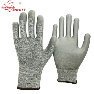 サンプル送料puコーティングされた耐切創性手袋/カットプルーフ手袋/抗切断手袋 - Product Image 2