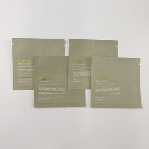 Sacchetto <span class=keywords><strong>di</strong></span> <span class=keywords><strong>Carta</strong></span> PLA Personalizzato 100% Biodegradabile con Stampa in Oro, Bustina Piatta Piccola Termosaldabile per Polvere <span class=keywords><strong>di</strong></span> Matcha e Caffè 3g 5g - Product Image 6