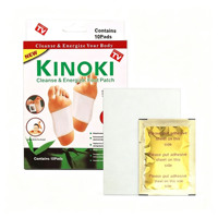 Patchs Détoxifiants pour les Pieds au Gingembre Doré du Japon OEM ODM Kinoki – Patchs Minceur et Relaxants pour les Pieds au Bambou