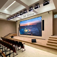 Téléviseur LED intelligent M-Shine 108 pouces, résolution 2K/4K, Full Color Flip Chip COB, contraste élevé, SDK, mur vidéo, affichage de bienvenue, éducation