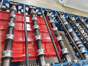 Nhà máy cung cấp xây dựng hình thức làm Máy ép nhà sản xuất kẽm tấm lợp Máy làm - Product Image 6