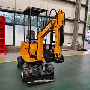 Mini-excavatrice compacte HT10L pour travaux de terrassement, avec garantie d'un an, moteur puissant, idéale pour la construction en intérieur - Product Image 1