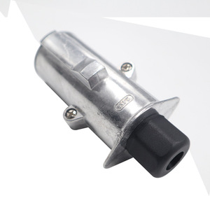 Trailer <b>Plug</b> 7 Pin Metal Connector Zinc Alloy 24V DC Signal For Taillight N Type - Product Image 2