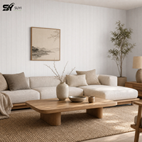 Panneau mural intérieur moderne en PVC nano ignifuge et imperméable, aspect marbre, pour chambre à coucher, villa, salle de bain, salle à manger, décoration
