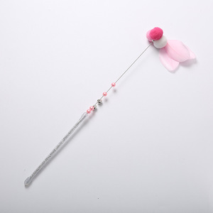 New Eco-Friendly Intelligent Laser <b>Feather</b> Funny Wand Toys Cat Teaser Stick with Bell - Product Image 3