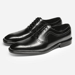 Zapatos de Vestir de Cuero para Novio, Elegantes, Duraderos, Cómodos, Antideslizantes, Pulidos a Mano, de Lujo, para Banquete de Boda - Product Image 6