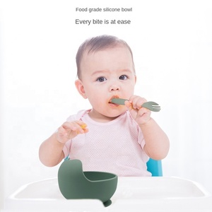 Ensemble d'alimentation pour enfants en silicone personnalisé, imprimé sur mesure, avec bol à ventouse antidérapant, sans BPA, de qualité alimentaire, durable et souple - Product Image 6