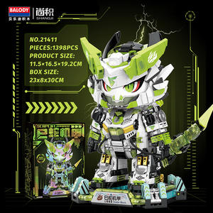 Balody Serpent Mech Animals & Nature <b>Building</b> <b>Blocks</b> 1398Pcs Plastic 11.5x16.5x19.2Cm for Boys Age 8-13 Years - Product Image 5