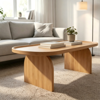 Table basse en bois moderne de haute qualité et durable pour la maison, mobilier de salon, meilleure collection, prix de gros en vrac