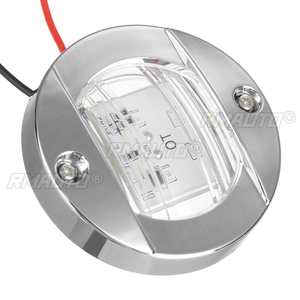 4x Lampes de courtoisie LED pour bateau marin, éclairage de cabine, passerelle, escalier, blanc, 12V, lampe arrière LED, accessoires de yacht, étanches - Product Image 3