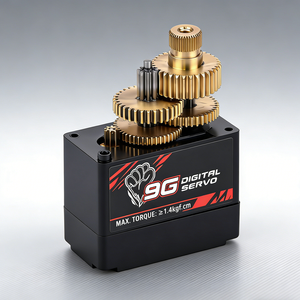 Micro servomoteur numérique à dents en plastique adapté aux voitures télécommandées à grande vitesse bateaux d'avions robots intelligents drones FPV - Product Image 1