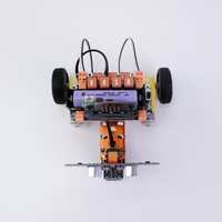 Kit Mobil Robot Edukatif yang Dapat Diprogram DIY, 2WD/4WD micro:Bit Robot mini, Papan Ekspansi Microbit V2