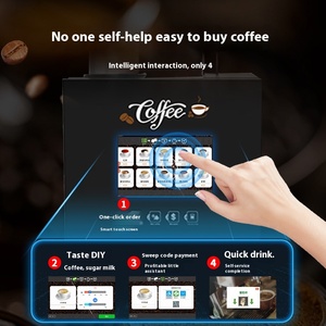 <b>Fully</b> <b>Automatic</b> Commercial Desktop <b>Coffee</b> Vending <b>Machine</b> Small Cross-Border Beverage Vendor QR Code Self-Service SDK Function S - Product Image 2