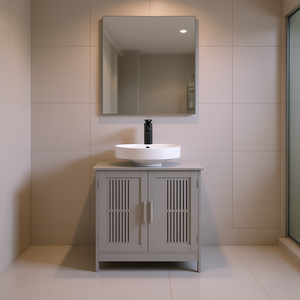 Mueble de Baño con Lavabo Sobre Encimera, Acabado Pintado, Diseño Contemporáneo, 30-35 Pulgadas - Product Image 2
