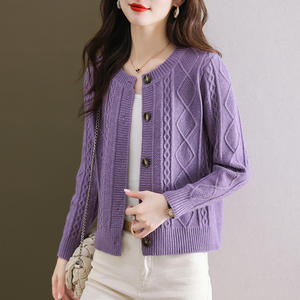 Pulls d'hiver longs et courts à col haut pour femmes 2025 avec logo avant - Product Image 4