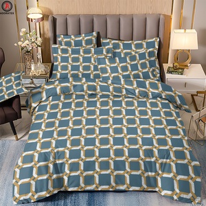 Juego de Ropa de Cama de Tres Piezas de Poliéster Suave Sin Bolitas, Fácil de Mantener, Distribución al por Mayor para Cadenas de Tiendas en África Occidental - Product Image 1