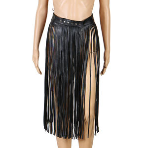 Cinturón Largo con Borlas, Arnés de Cuero para Mujer, Falda, Vestidos Sexuales de <span class=keywords><strong>Bondage</strong></span> para Mujer - Product Image 5