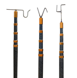 2m 3m 4m 5m 6m 7m 8m Free Positioning Locking Fiberglass Telescopic <b>Pole</b> - Product Image 1