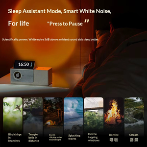 Altavoz Bluetooth con Pantalla, Altavoz de Escritorio Creativo con Luz Ambiental Nocturna, Mini Altavoz con Letras Flotantes - Product Image 2