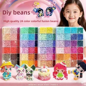 Kit di Materiale per <span class=keywords><strong>Puzzle</strong></span> in Plastica Fusion DIY <span class=keywords><strong>con</strong></span> <span class=keywords><strong>Perline</strong></span> Bianche e Nere, Kit di Strumenti Aggiornato, Gioco Educativo 3D - Product Image 1