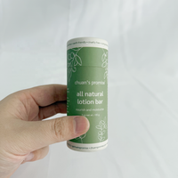 Prix usine 100% biodégradable maquillage cosmétique emballage personnalisé vide déodorant bâton conteneur Push Up baume à lèvres papier Tube