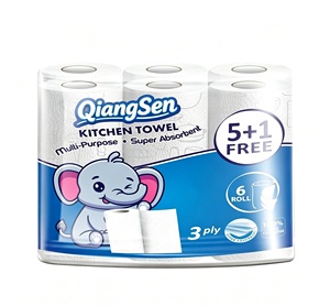 Disposable 2PLY Absorbent Oil Kitchen <strong>PaperTowels</strong> Strong Tear Resistant Household Kitchen Tissue - Product Image 1