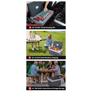 Portable 12V réfrigérateur refroidisseur voiture accessoires 20L Camping congélateur compresseur camping-car bateau <span class=keywords><strong>camion</strong></span> Scamp réfrigérateur - Product Image 6