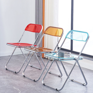 <span class=keywords><strong>Chaise</strong></span> pliante transparente bjflamingo Hôtel Banquet Événement Restaurant <span class=keywords><strong>Chaise</strong></span> pliante en métal - Product Image 2