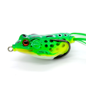 Topwater Bass Pêche Grenouille Leurres Appâts flottants souples pour River Tackle Box Attire Brochet Snakehead <span class=keywords><strong>Dogfish</strong></span> Musky - Product Image 3