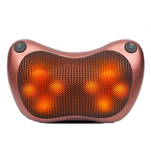 8 Head Massage Pillow Electric Rolling Kneading Massage Pillow Neck <strong>Massager</strong> Shoulder <strong>Back</strong> Full Body with Heat <strong>Car</strong> Home Plug - Product Image 1