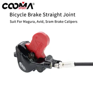 Bicycle Hydraulic Brake Straight Joint For AVID Formula Magura Hydraulic Hose Adapters Connector Insert