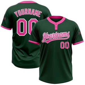 Plain Black Günstige Softball Uniform für Mann Sublimation Custom Black Jersey für Baseball-Training - Product Image 2