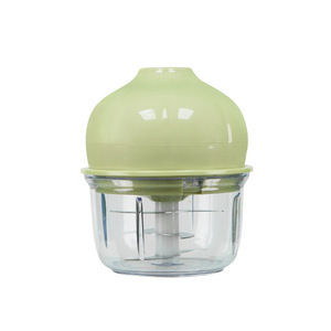 Mini presse-ail électrique sans fil rechargeable, lame en acier inoxydable portable, boîtier en plastique facile à nettoyer, commande par bouton-poussoir - Product Image 5