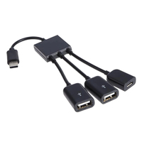 Adaptateur de câble Micro USB, Type C OTG, Hub Micro USB, pour smartphone