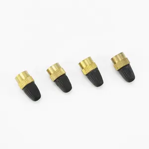 20pcs Screwdriver Metal Tire Valve Caps Core Remover Tyre Nipple Dust Caps Rubber Seal Brass Valve Stem Covers With Core Opener